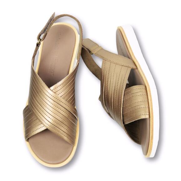 TIMBERLAND Women's Leather Crossband Sandals - Picture 3 of 6